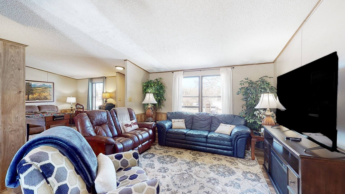 Alpine Village House | Dog-friendly home with mountain view, foosball, enclosed yard & W/D