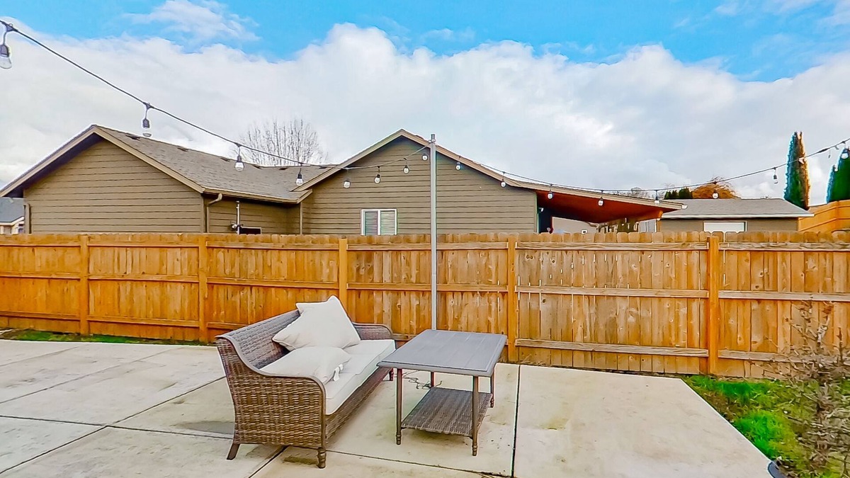 Millersburg House | Dog-friendly home with large enclosed yard, patio, BBQ, office, & private W/D
