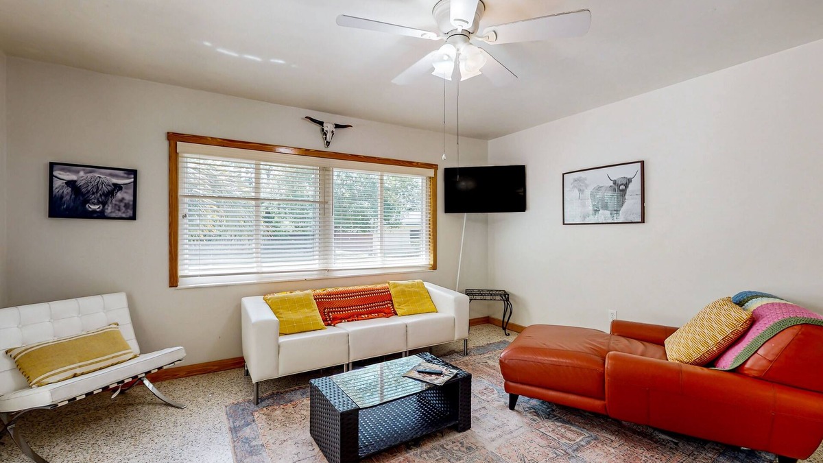 Fort King District House | Dog-friendly home with private pool, patio, outdoor fireplace, washer/dryer, AC