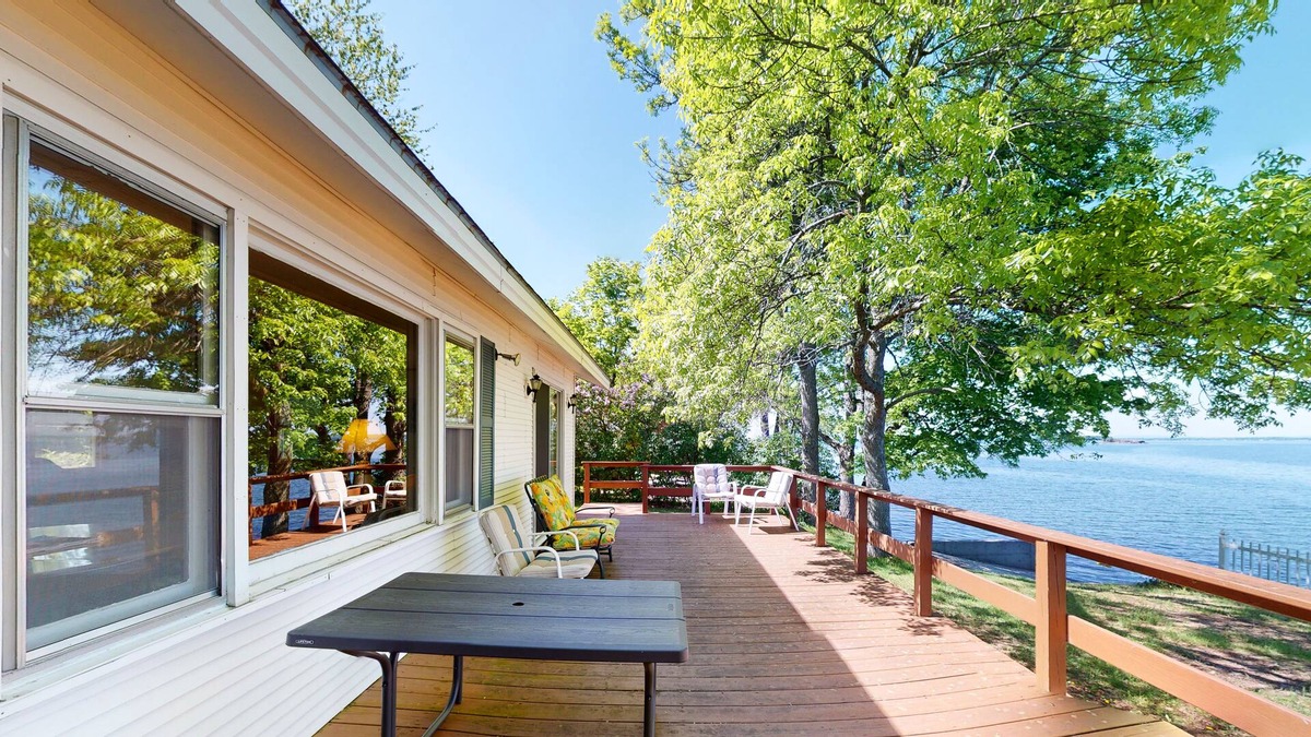 Swanton Cottage | Dog-friendly lakefront home with amazing Lake Champlain views, deck, & firepit