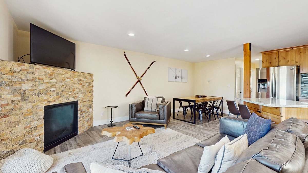 Tahoe Village Condo | Dog-friendly mountain condo with washer/dryer, sleeps 2