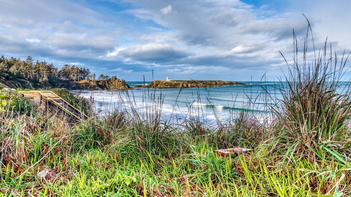 Charleston House | Dog-friendly, oceanfront home with patio plus lighthouse & ocean views