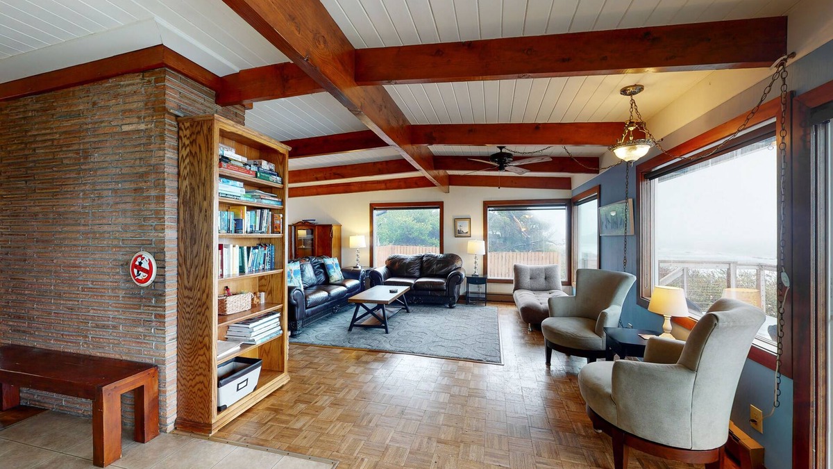Seal Rock House | Dog-Friendly, Oceanfront Home with a Private Hot Tub, Firepit, & Free WiFi