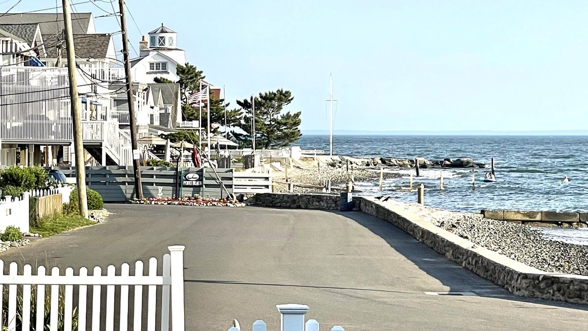 Milford House | Dog-Friendly Oceanfront Getaway - Walk to Dining - Private Beach Access