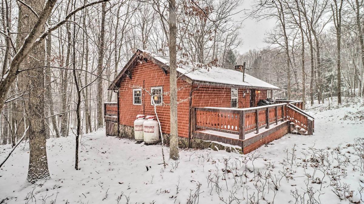 Hickory Hills Cabin | Dog-Friendly Poconos Cabin ~ 15 Mi to Skiing!