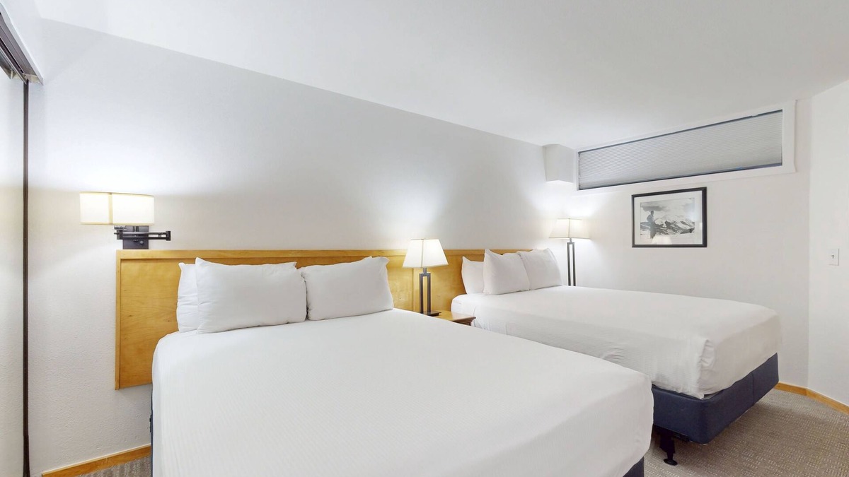 West End Apartment | Dog-friendly room on Main St - pool & hot tub - walk to lifts, ground-floor