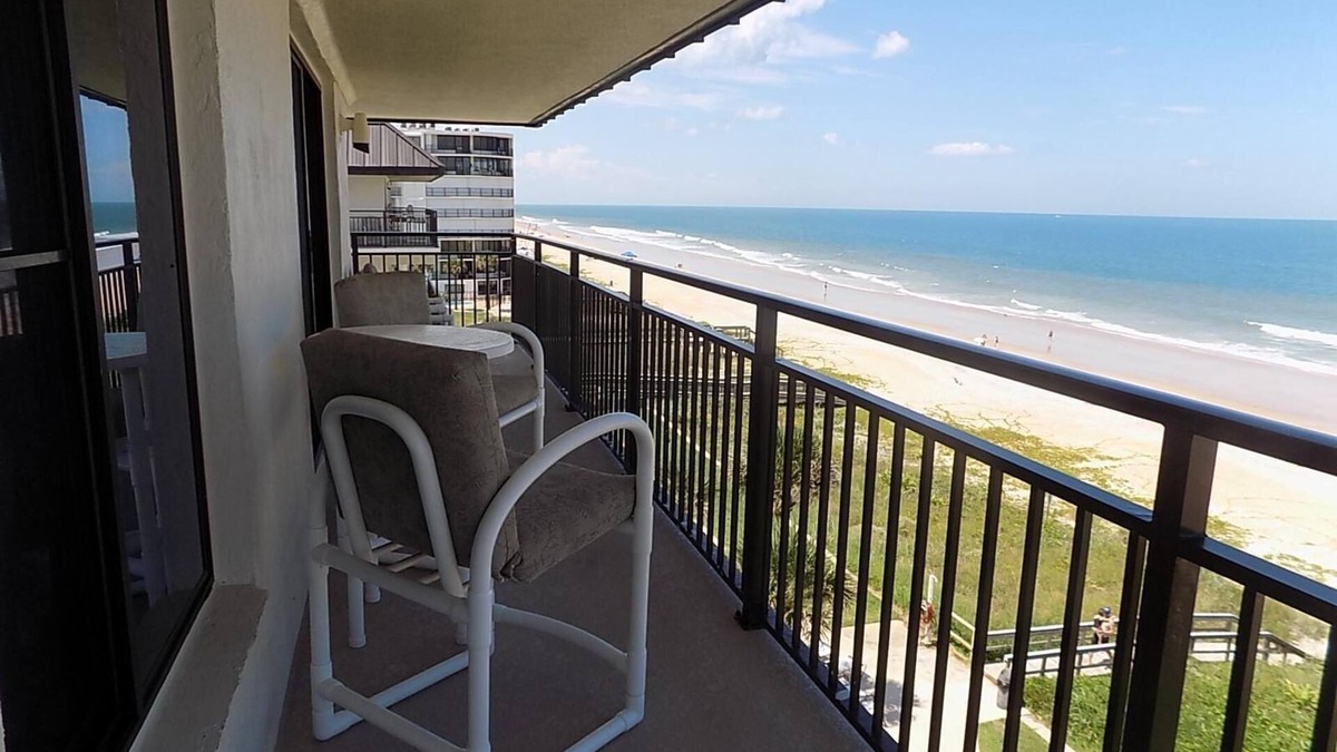 Ormond-by-the-Sea Condo | "Dolphin Lookout" Indies House ocean front condo with gorgeous beach views