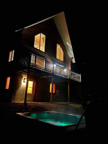 Saint-Paul-de-Montminy Ski Chalet | Domaine Appalaches 20 Incredible view and spa