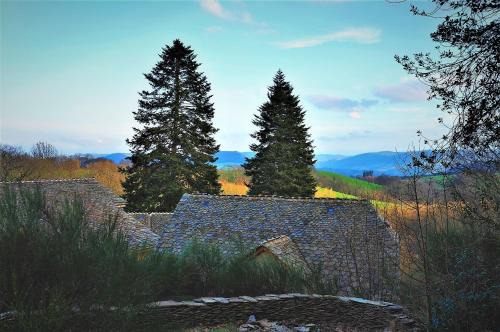 Saint-Germain-du-Teil Bed & Breakfast | Domaine des Marequiers chambre Silène