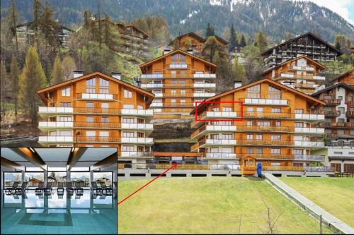 Saint-Pierre-de-Clages Apartment | Domaine des Reines D14, 4-bedrooms with fabulous indoor pool