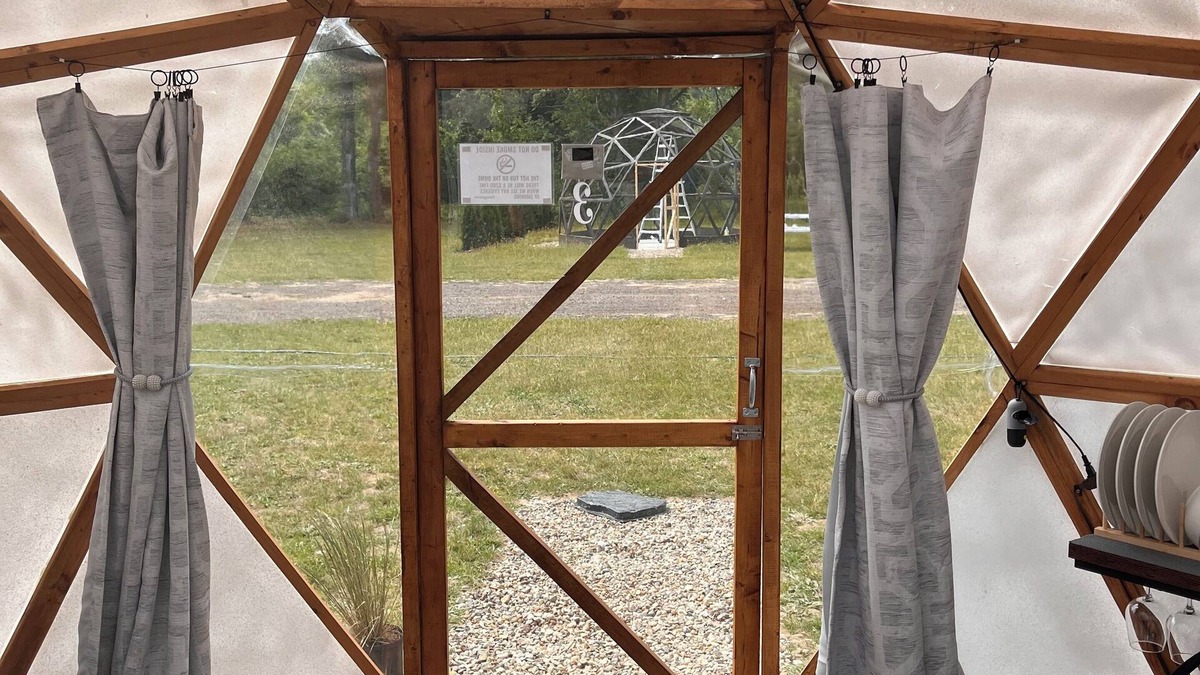 South Haven Cabin | Dome #6 - Dome Haven Campground - Escape, Unwind, Repeat - South Haven Michigan