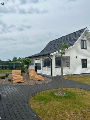 Gizycko Resort | Domek Całoroczny Fuleda -Mazury Giżycko Sauna Jacuzii Kominek