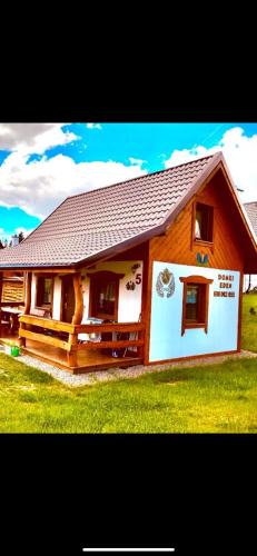 gmina Stezyca Cabin | Domek Eden 1 Kaszuby balia sauna alpaki mini zoo