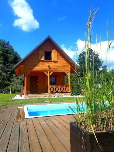 Lesko Cabin | Domek Skowronek z basenem