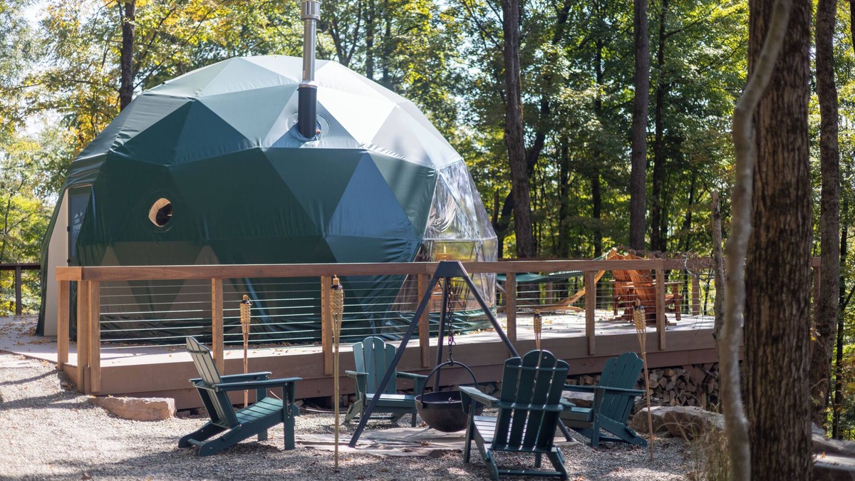 Swan Lake RV Rental | Domes at Catskills a lakefront glamping adventure for adults
