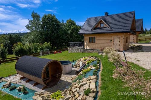 Raba Wyzna Ski Chalet | Domki Harkabuz Sauna & Jacuzzi
