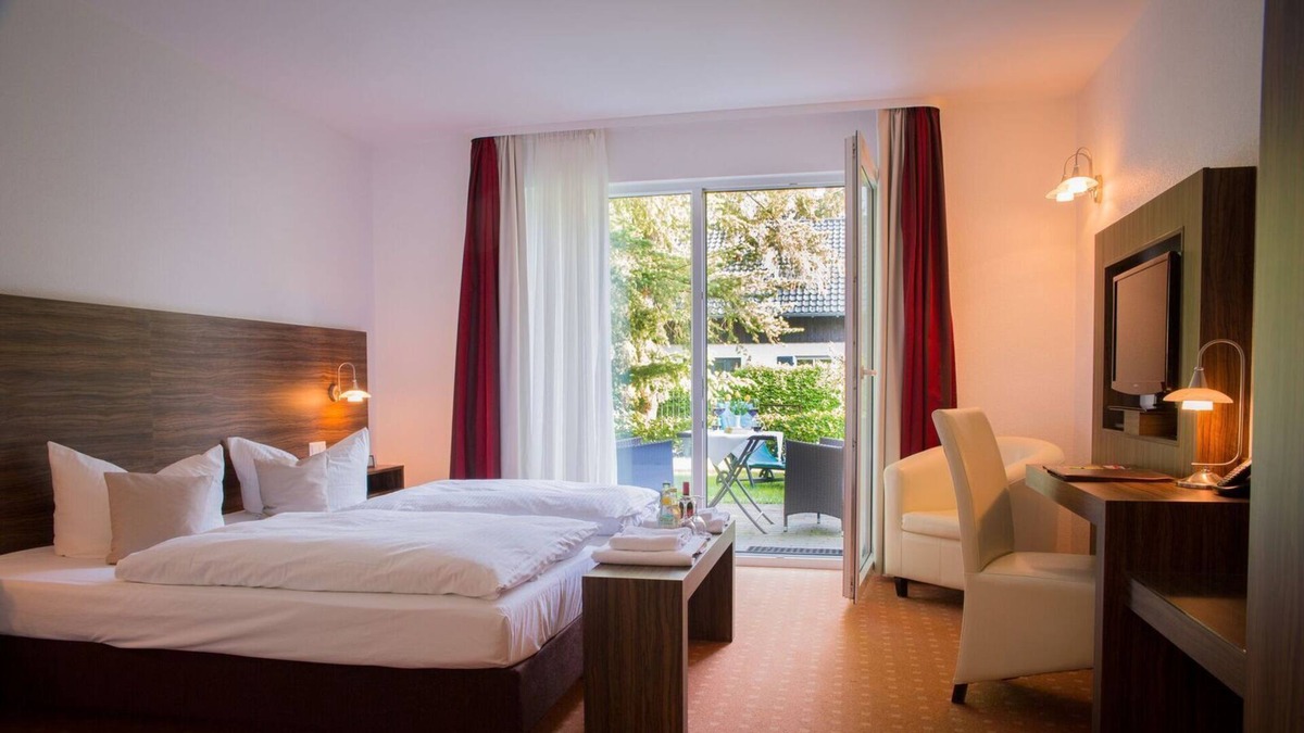 Kyritz Apartment | Doppelzimmer mit Terrasse