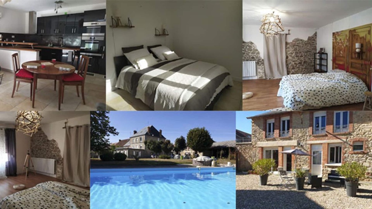 Bussiere-Dunoise Bed & Breakfast | Dormitory at Domaine de la Caure