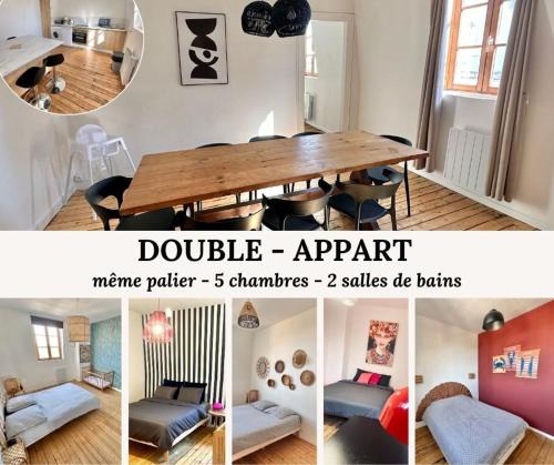 Berck-sur-Mer Apartment | Double appartement jusqu'à 14 personnes en hypercentre de Berck-Plage