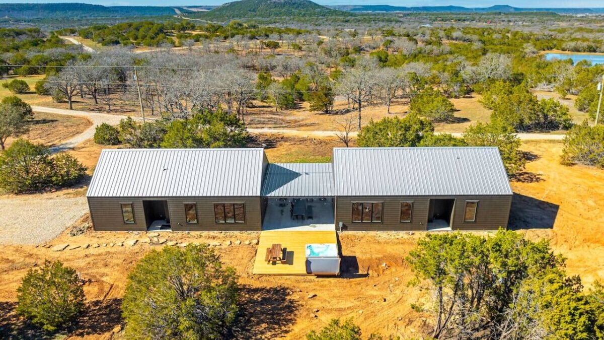 Thurber House | Double Modern Cabins w/hill country views!