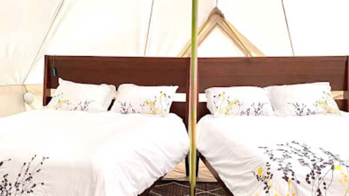 Lodi RV Rental | Double Queen Glamping Tent