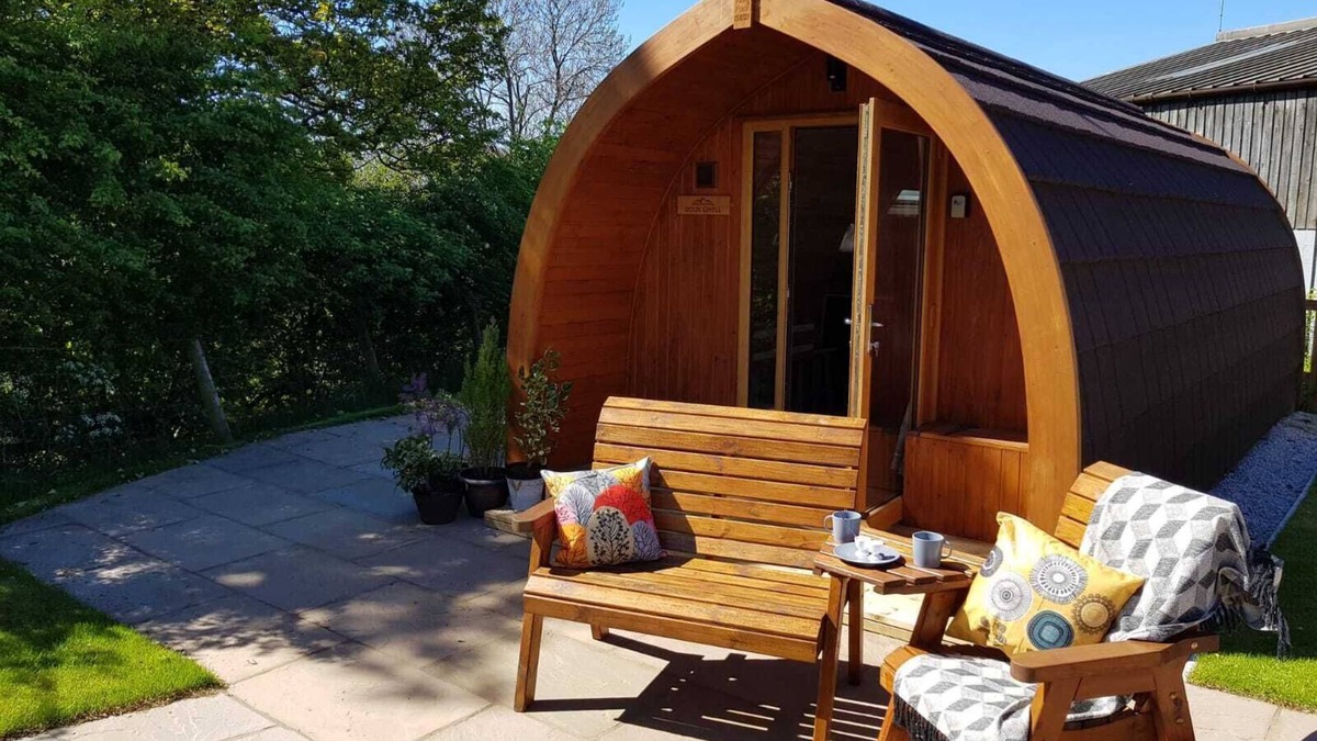 Horton in Ribblesdale Cabin | Douk Ghyll Glamping Pod - Ribblesdale Pods