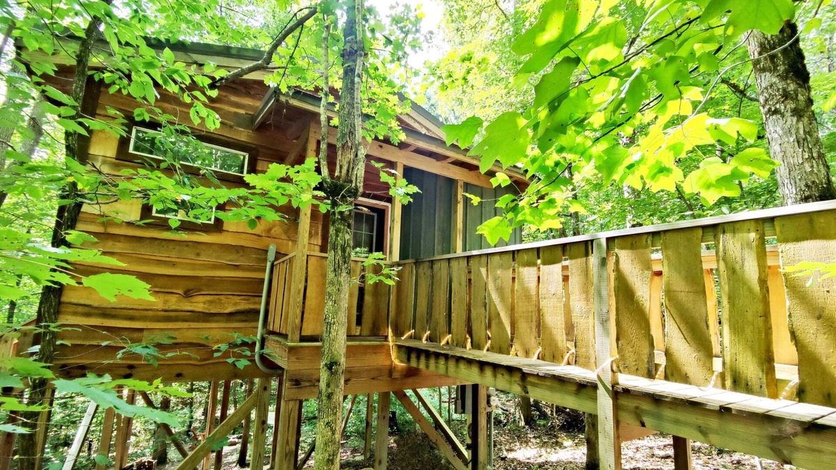 Monteagle Cabin | Dove Treehouse Getaway w/Hot Tub & Firepit!