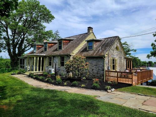 Downingtown House | Downingtown Manor - 1900s Farmhouse with Creek Views