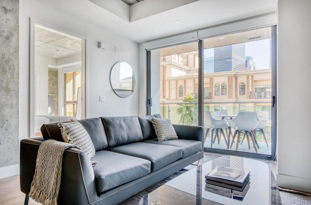 City West Apartment | Downtown 1BR w Pool Gym WD nr Staples Center LAX-556