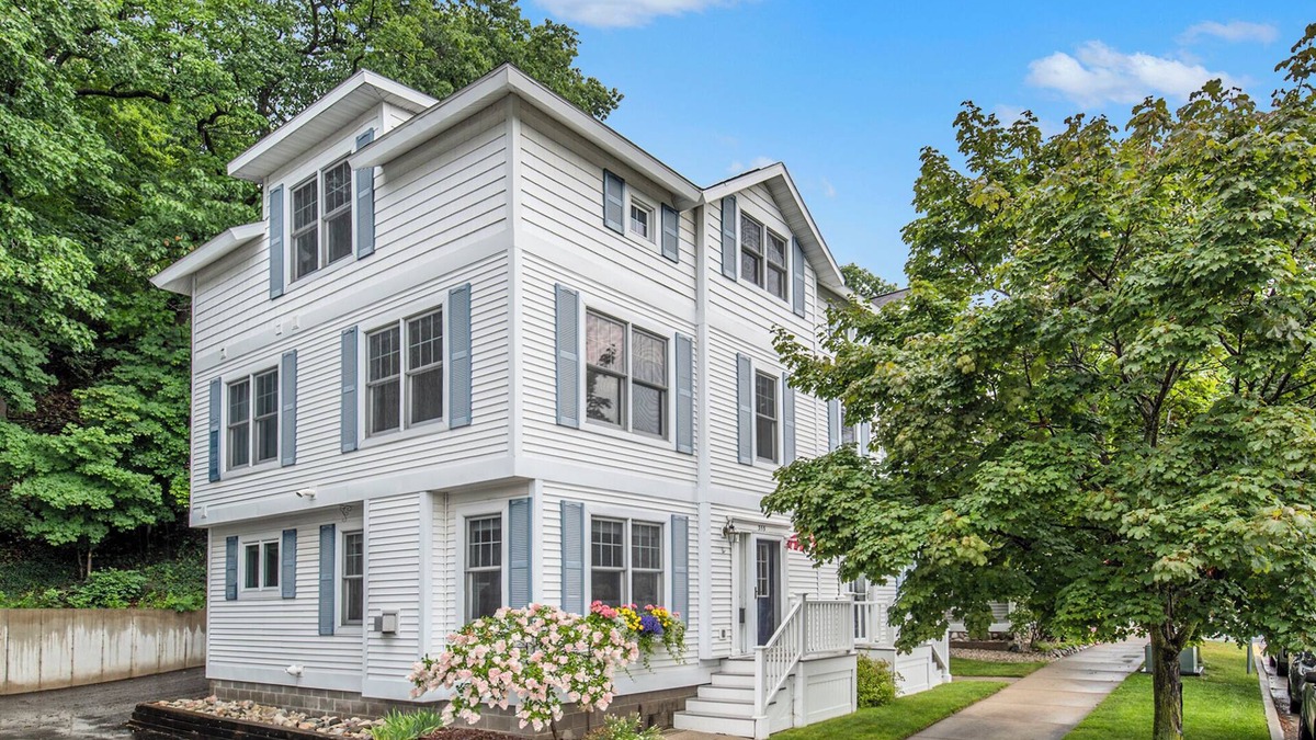 Harbor Springs Condo | Downtown Delight with Lake Views & close to ski hills!