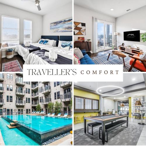 Fort Worth Apartment | Downtown Fort Worth Luxe Retreat, Pool, Gym and Free Parking