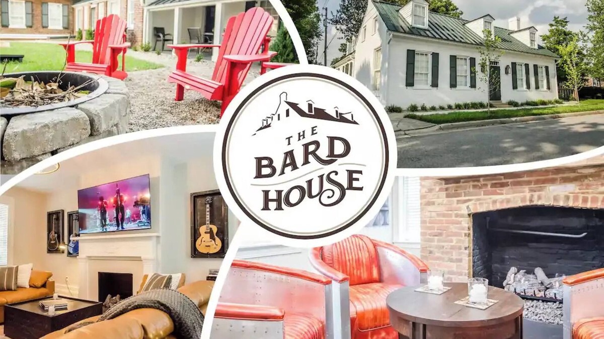 Bardstown House | Downtown Luxury Historic Home, Rock‘n Roll/Bourbon vibe, indoor sauna, 3 kings