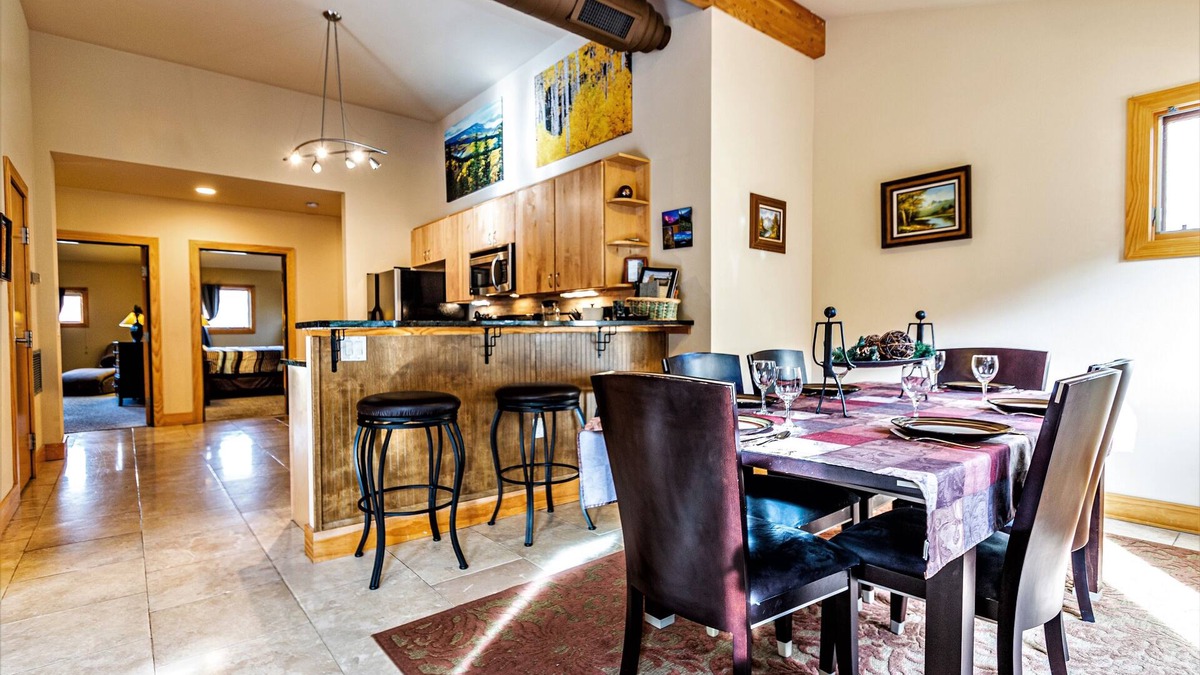 Estes Park Condo | Downtown Luxury Loft Condo on the River Walk in the Heart of Estes