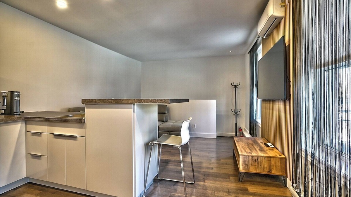 Sherbrooke Apartment | Downtown Sherby: Central, Parking, King Bed, Sleeps 3