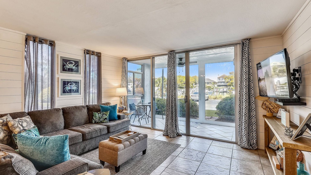 Holiday Isle Condo | DP105C - Renovated 2 BR on the Harbor with short walk to the beach
