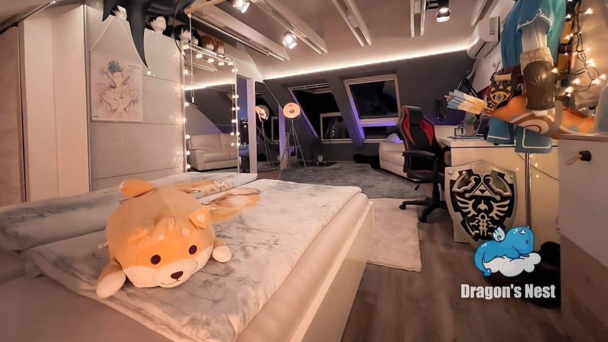 Schwaig bei Nuernberg Apartment | Dragon’s Nest: Cozy & modern attic loft Nuremberg