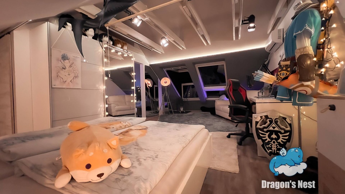 Schwaig bei Nuernberg Apartment | Dragon’s Nest: Cozy & modern attic loft Nuremberg