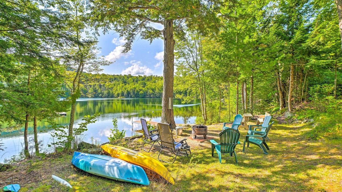 Bucksport Cabin | Dreamy Bucksport Hideaway on Freshwater Pond!