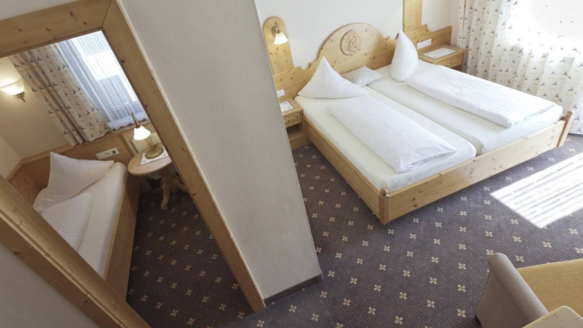Mandarfen House | Dreibettzimmer Rifflsee - Hotel Garni Rifflsee