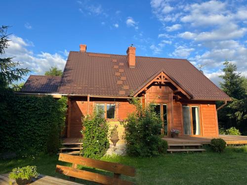 Brusy House | Drewniany dom w cudownej okolicy "Twoja Ostoja"