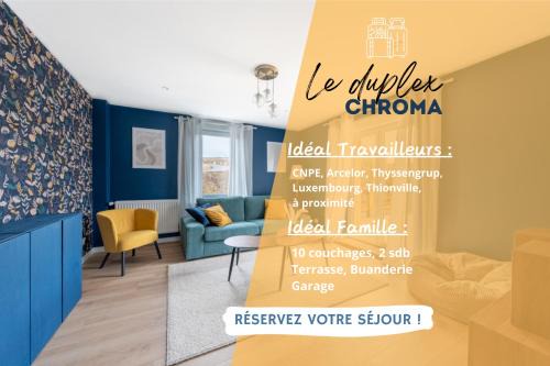 Volmerange-les-Mines Apartment | Duplex 5 chambres à la frontière luxembourgeoise