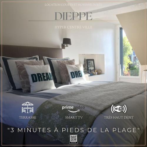 Dieppe Apartment | DUPLEX 52m2 hyper centre, petite TERRASSE exposée Sud