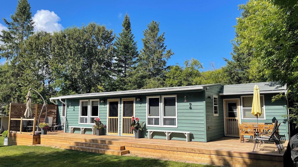 Beaconia Cabin | Duplex Cabin Rental On Secluded, Calm, Clear, Quiet, Gull Lake