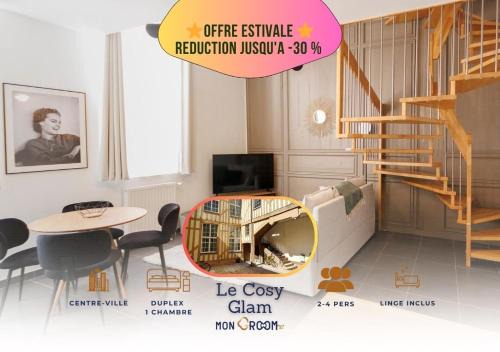 Old Town Apartment | Duplex Cosy Glam au Centre-Ville secteur piéton * WiFi * Calme