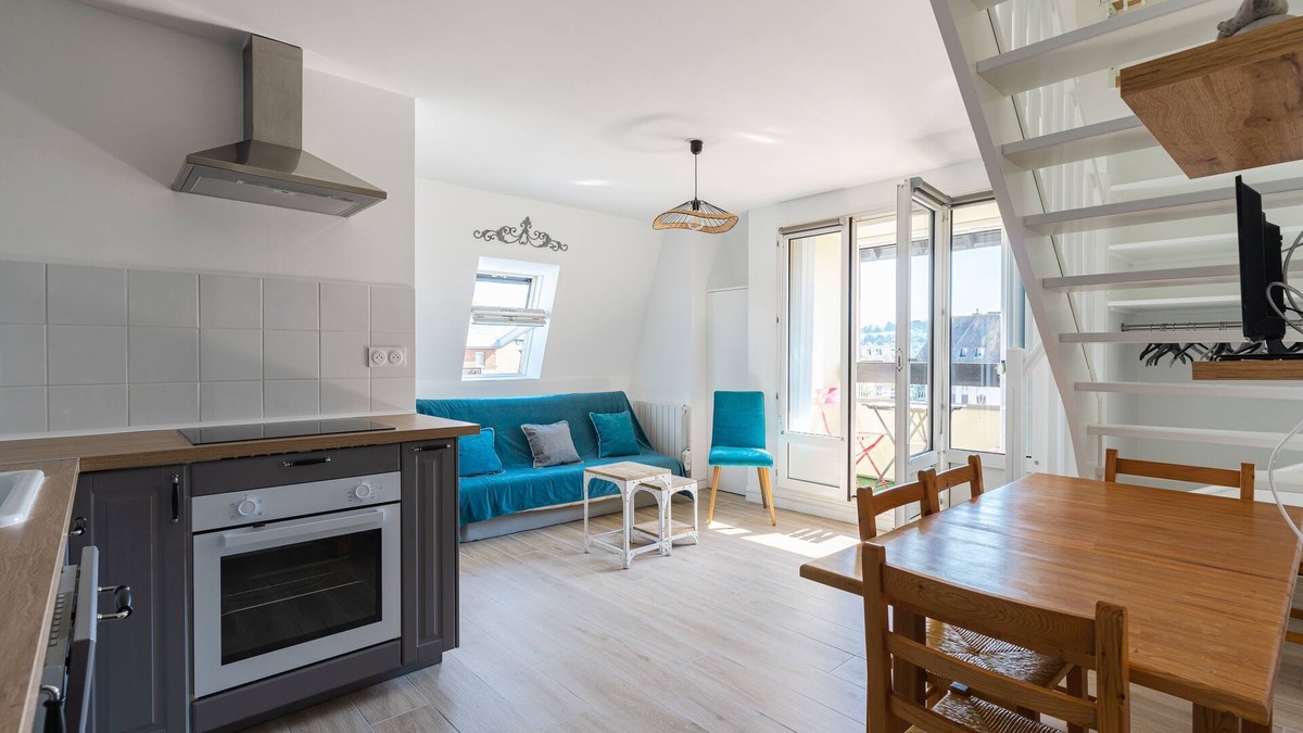 Villers-sur-Mer Apartment | Duplex du bord de mer - Appt à 50m de la plage