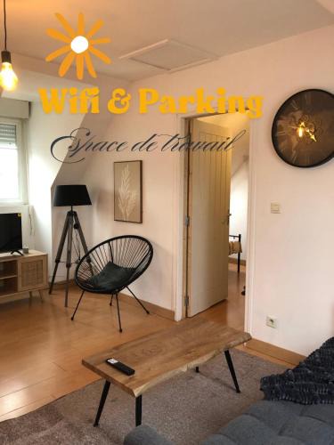 Beauvais Apartment | Duplex lumineux avec parking et Wi-Fi offert