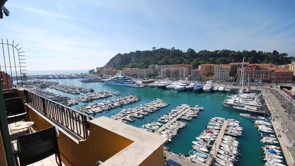 Quartier du Port Apartment | Duplex Penthouse apartment with 2 balconies giving stunning sea/port views.