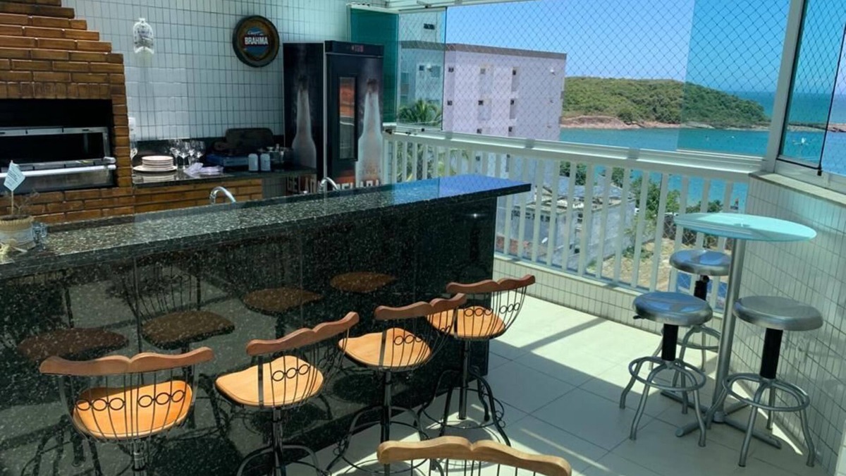 Enseada Azul Apartment | Duplex Penthouse View Of The Bacutia Beach, With Whirlpool, 3 Jobs Gr