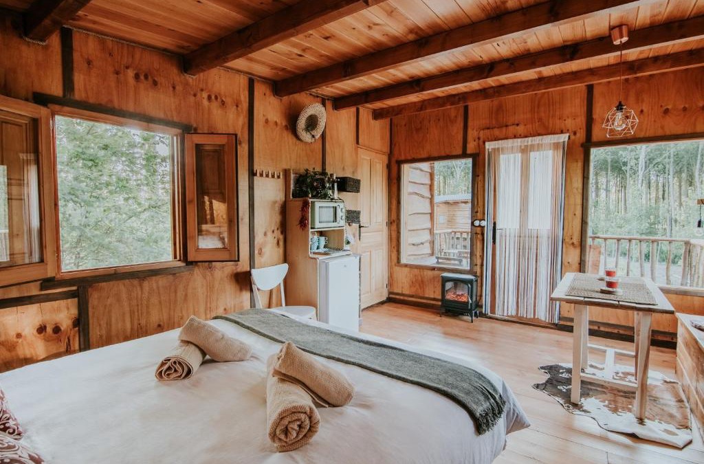 Anguciana Ski Chalet | DURMIENDO ENTRE ARBOLES, Bonita cabaña en La Rioja