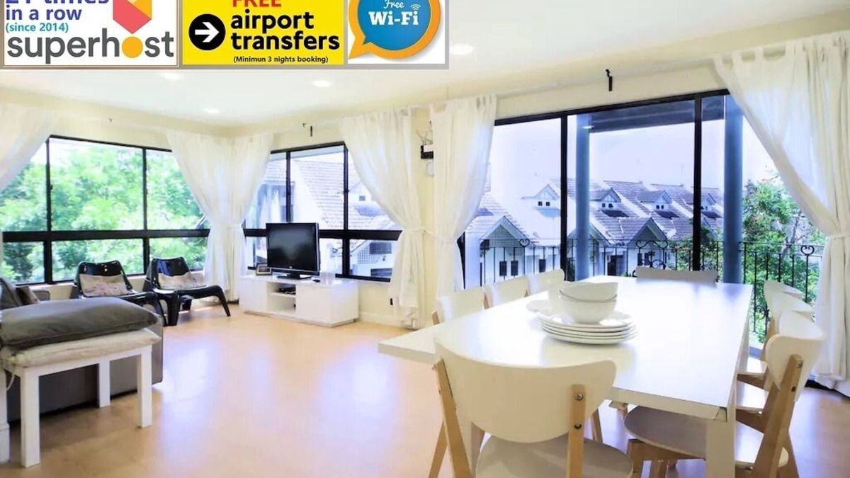 Kampung Sembulan Baru Apartment | (E3) Duplex 4-Room, 3-bath, 1 Kitchen Apartment (1500 Sq ft)